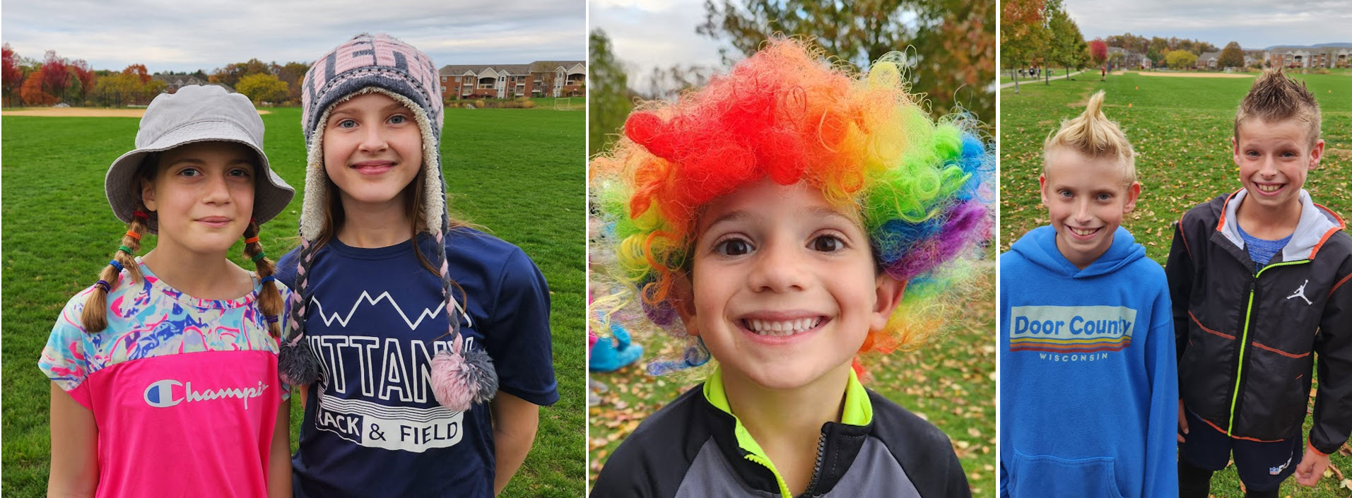 fun
practice with hats and hair