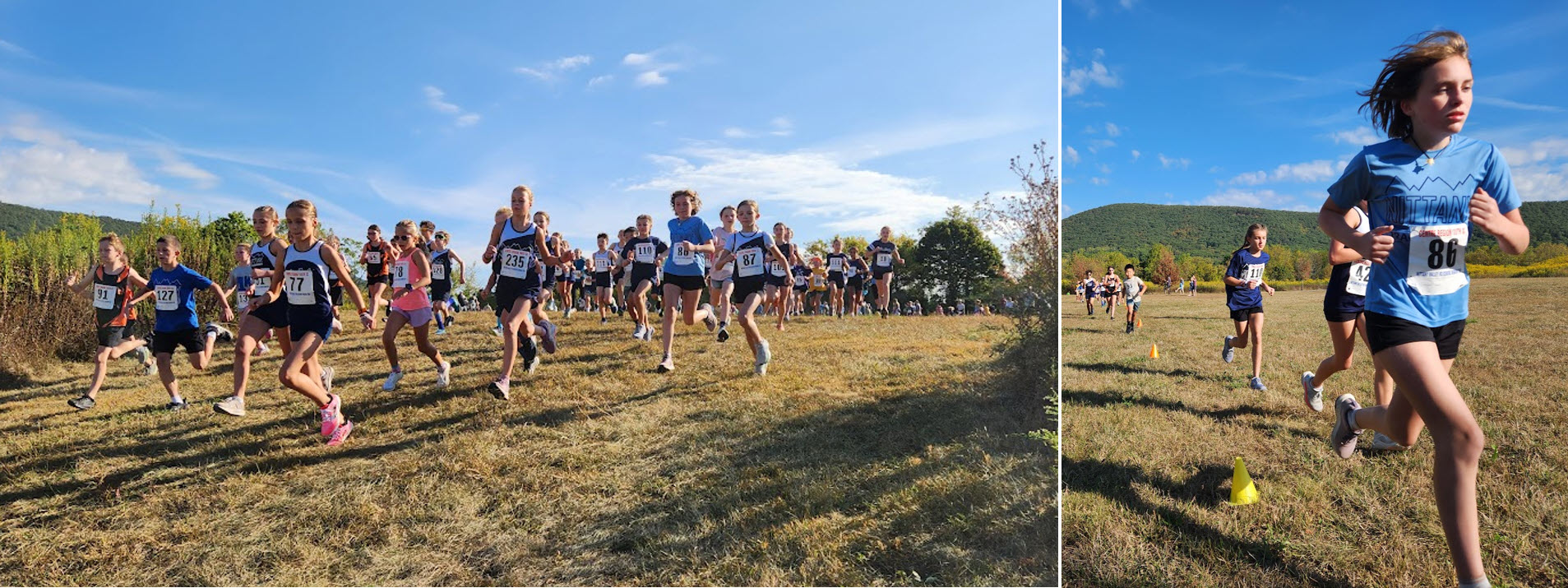 runners in Oak Hall Park